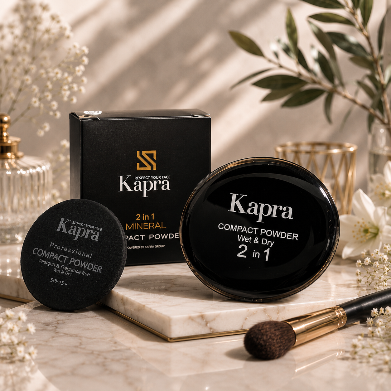 پنکک دو در یک کاپرا Kapra | پوشش یکدست با جلوه طبیعی و قابلیت استفاده خشک و مرطوب