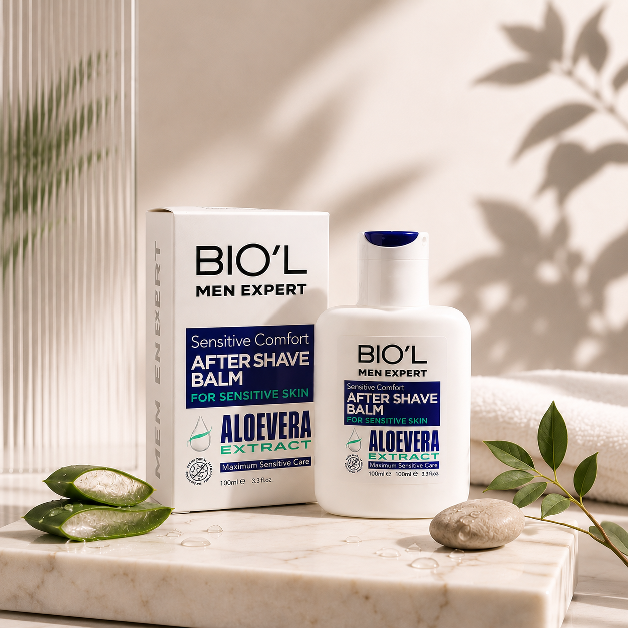 افتر شیو بیول Biol | مخصوص پوست حساس، تسکین دهنده، ضد التهاب و آرامش بخش پوست