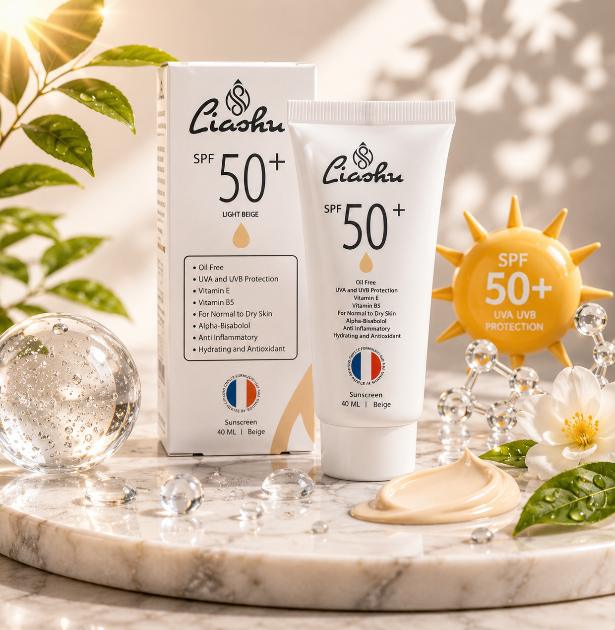 ضد آفتاب تخصصی لیاشو Liasho SPF50 | کرم ضد آفتاب محافظ پوست با محافظت UVA و UVB