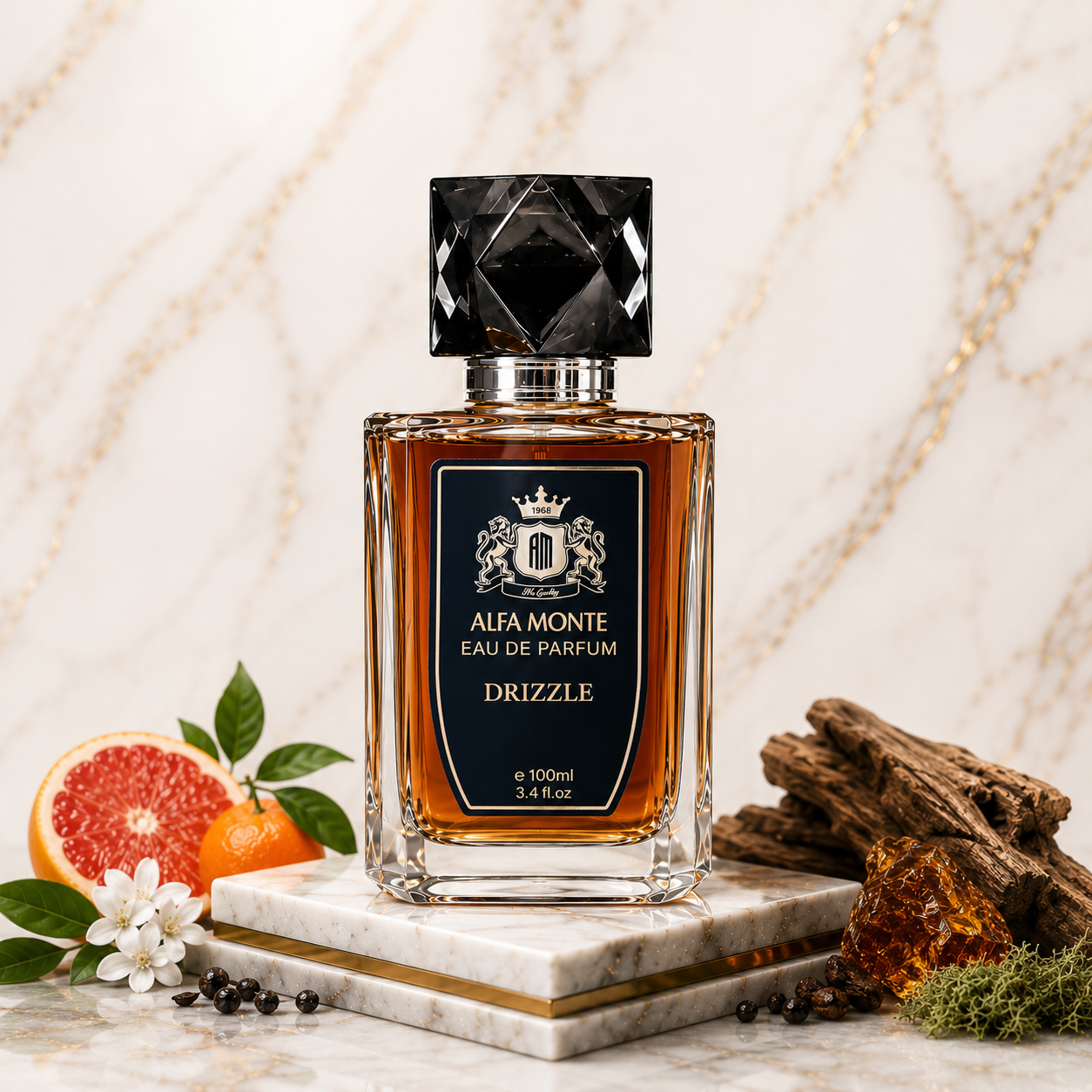 ادکلن مردانه Drizzle حجم 100 میلی لیتر آلفامونته Alfa monte | رایحه Parfums de Marly Althair