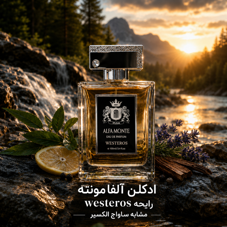 ادکلن مردانه وستروس آلفا مونته | رایحه تلخ معطر با الهام از ساواج الكسير