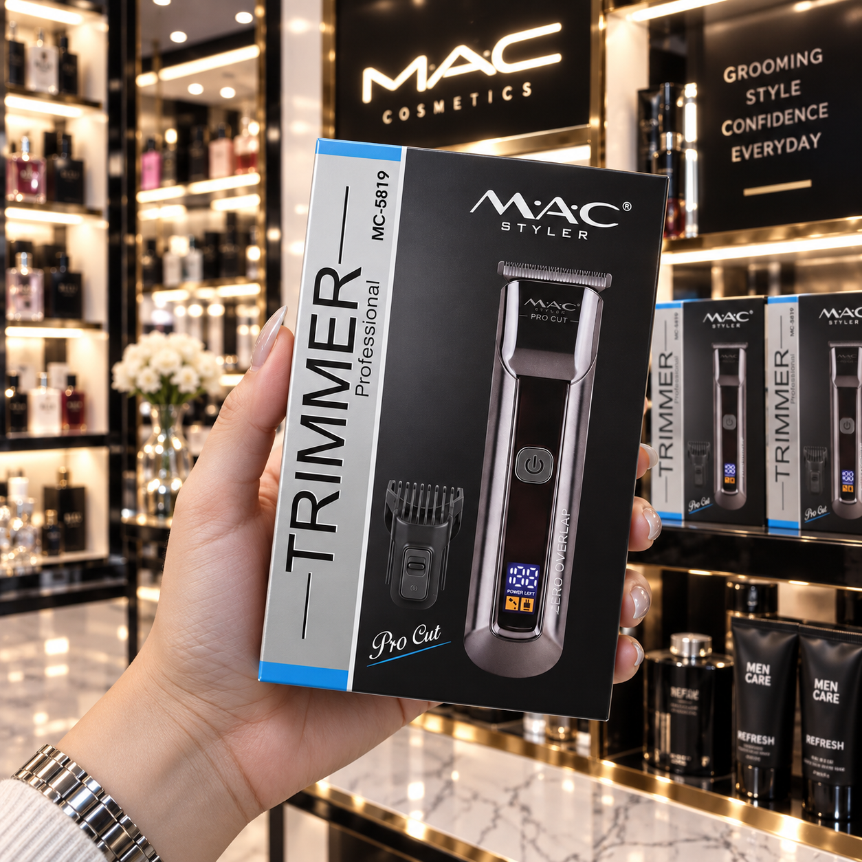 ماشین اصلاح مک استایلر مدل MC5819 | تیغه تیتانیوم، اصلاح دقیق و مناسب پیرایش مو