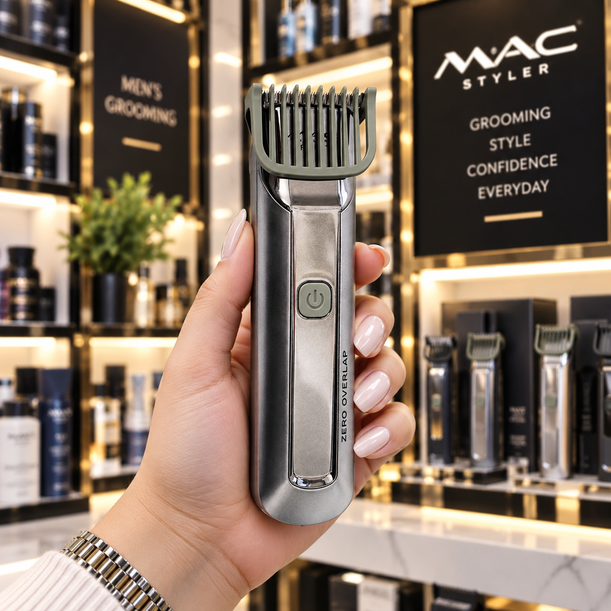 ماشین اصلاح مک استایلر مدل MC5819 | تیغه تیتانیوم، اصلاح دقیق و مناسب پیرایش مو